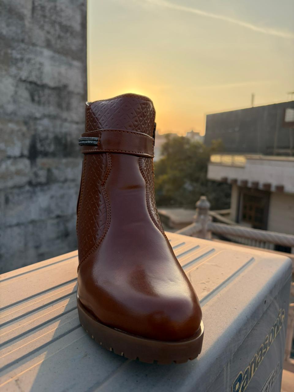 StyleFlex Brown Women’s Casual Boots | Everyday Comfort & Style