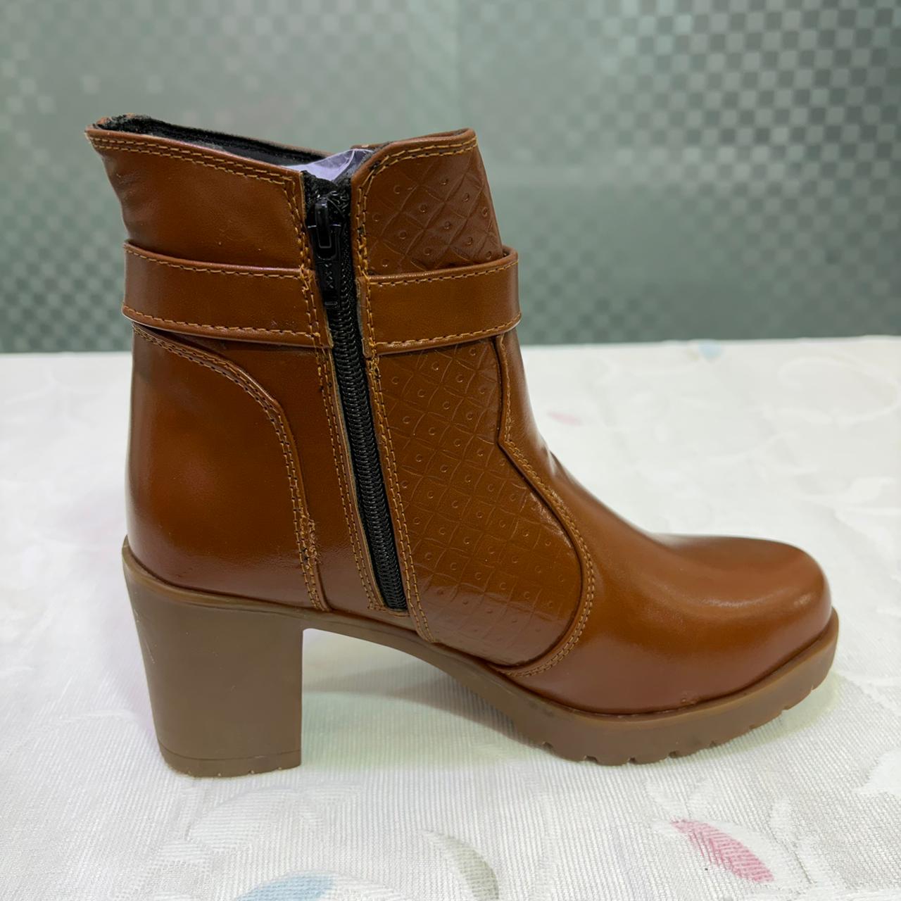 StyleFlex Brown Women’s Casual Boots | Everyday Comfort & Style