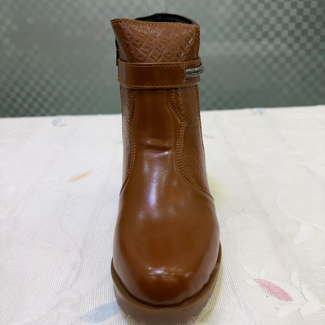 StyleFlex Brown Women’s Casual Boots | Everyday Comfort & Style