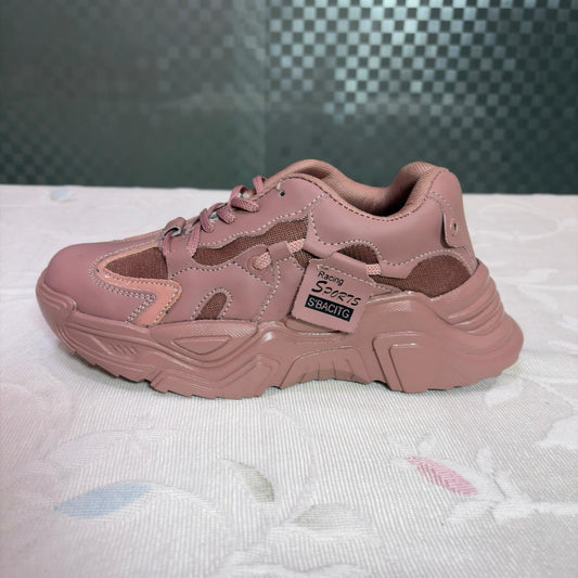 UrbanEase Pink Women’s Casual Sneakers