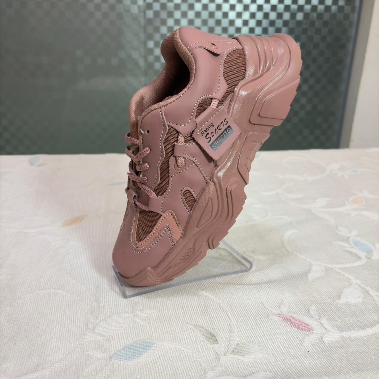 UrbanEase Pink Women’s Casual Sneakers